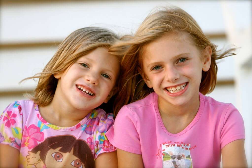 Smiling Young Girls
