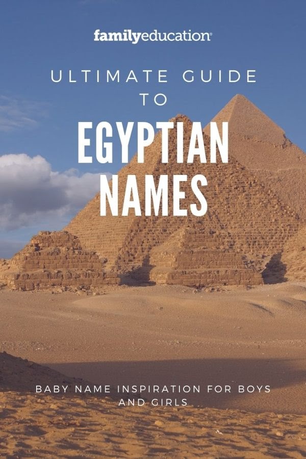 Ultimate Guide to Egyptian Names Pinterest