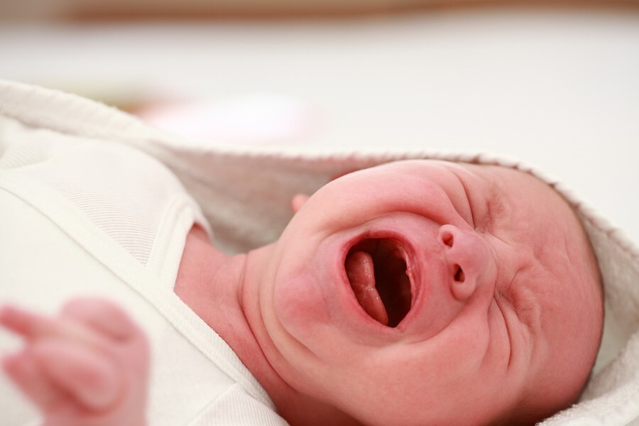 Crying Newborn Baby