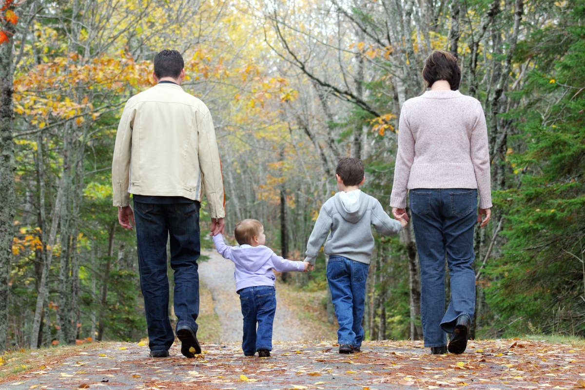 family exercise game plan take walks