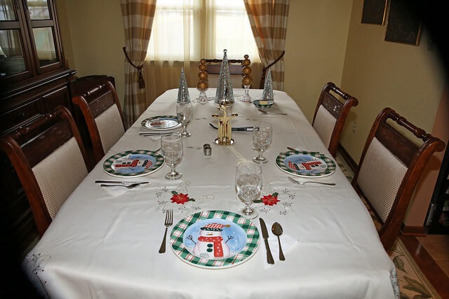 Christmas Dinner Table