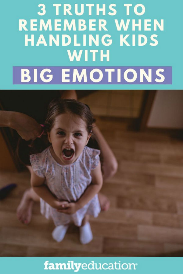 a Pinterest guide to handling kids with big emotions