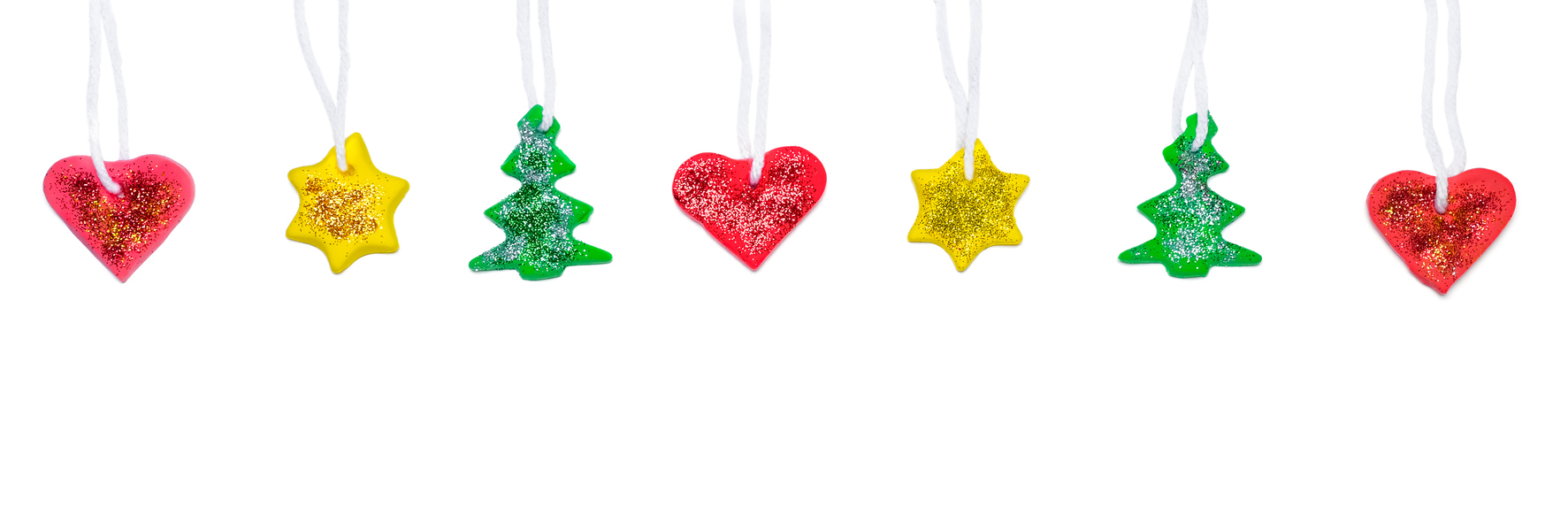homemade christmas ornaments using baker's clay