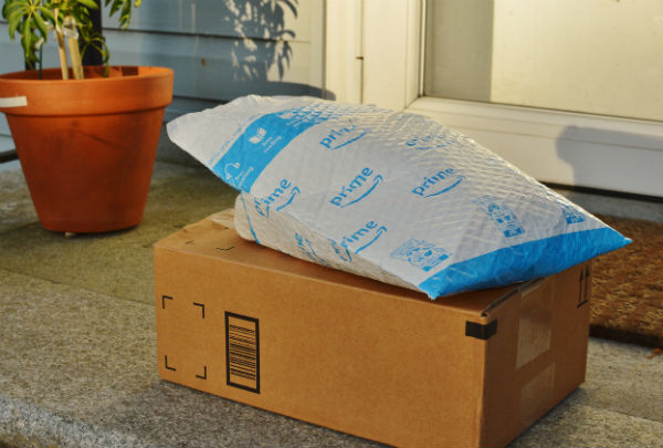 amazon prime packages at door