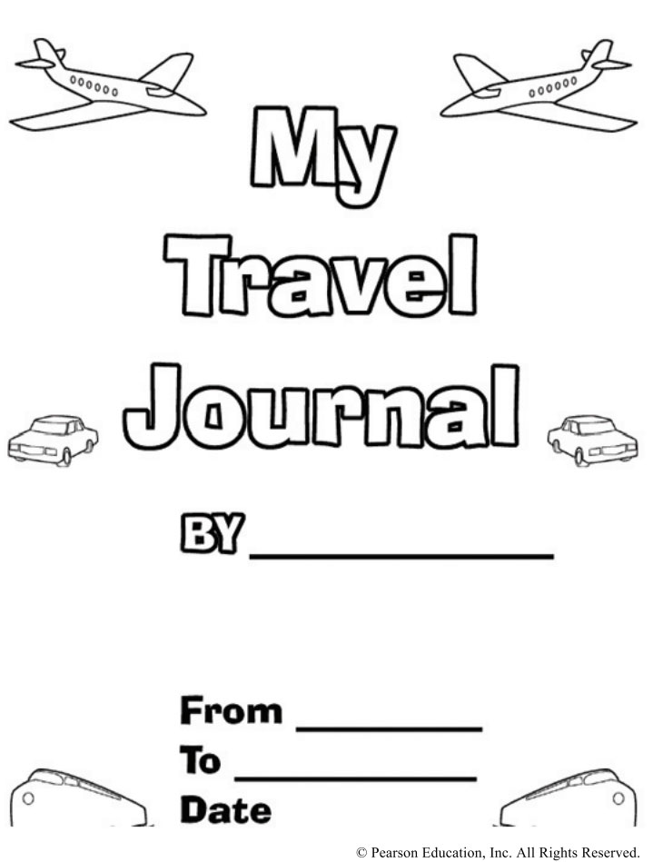 travel journal printable