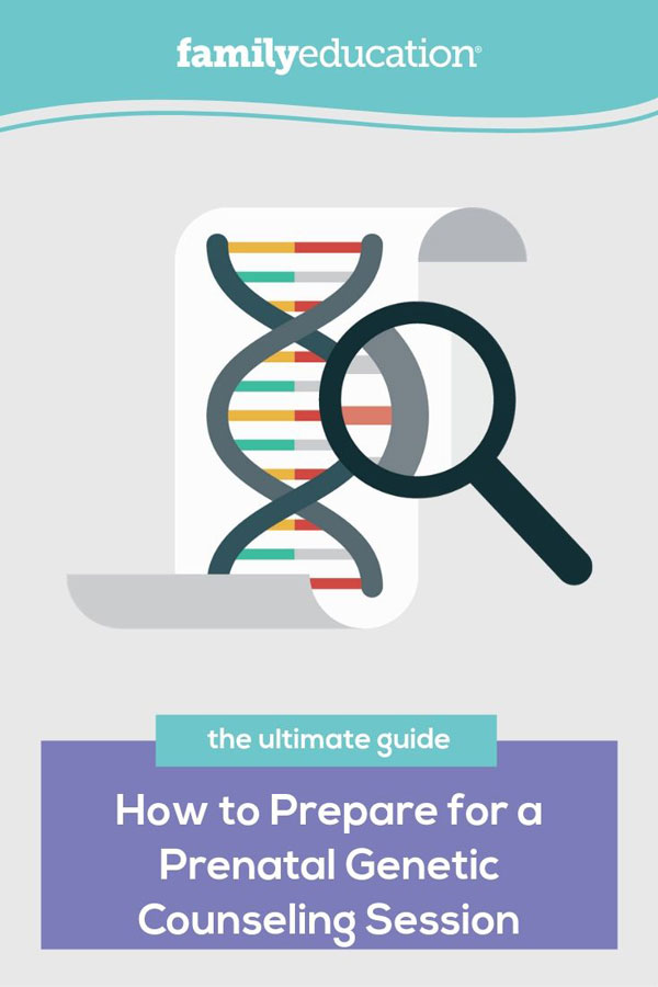 how to prepare for a prenatal genetic counseling session pinterest image