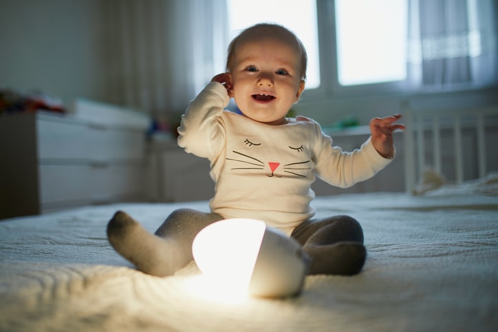 Baby in the light