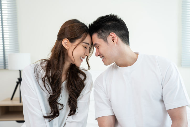 Couple happy
