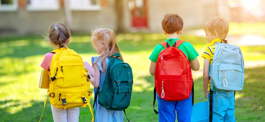 Kids at school