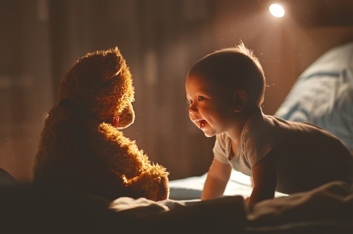 Baby in the light