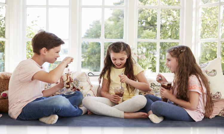 ice cream social at-home summer camp activity