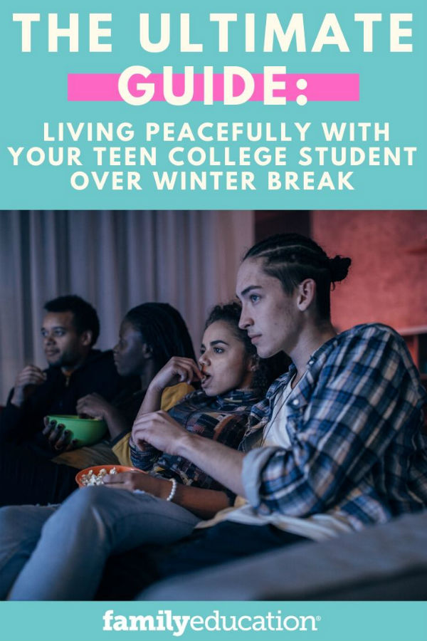 a pinterest guide to living peacefully with your teen college student over winter break