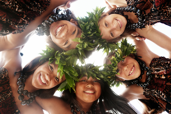 Polynesian girls