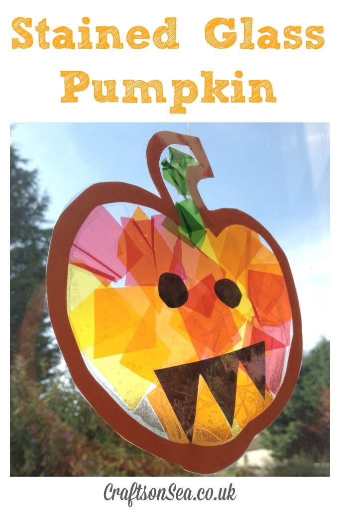 Stained Glass Pumpkin Craft