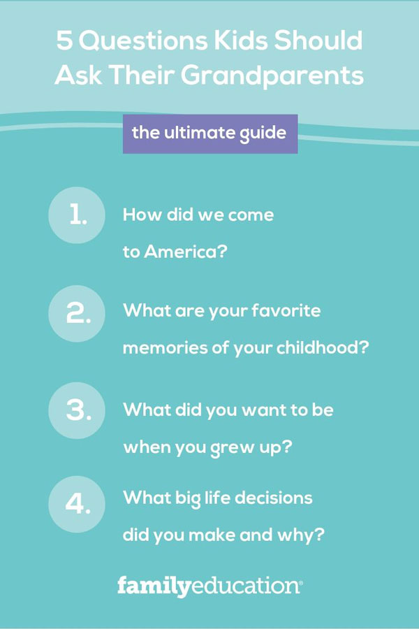 Questions to Ask Your Grandma