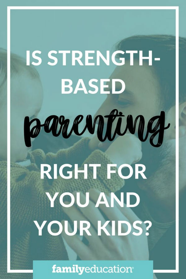 strength based parenting pinterest image