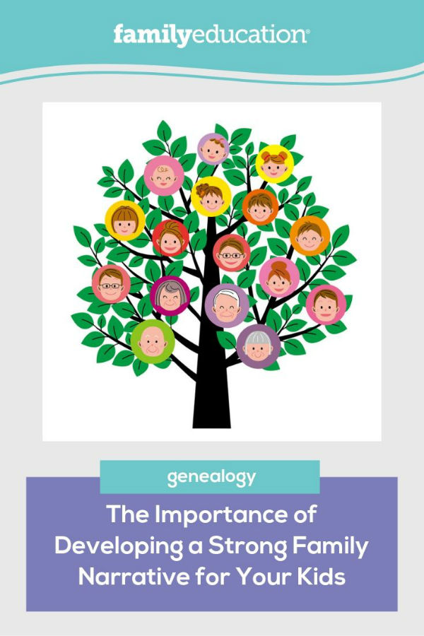 the importance of developing a strong family narrative in kids_pin it