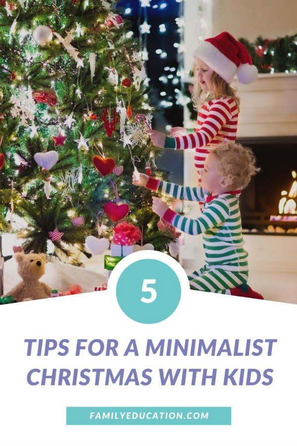 a pinterest guide to a minimalist christmas with kids