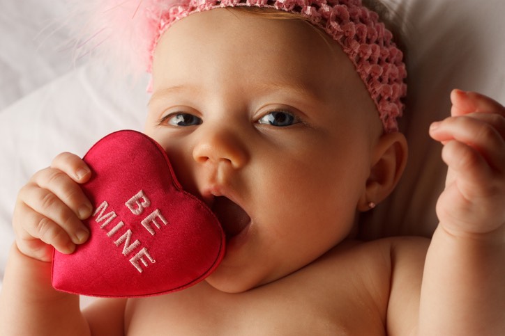 Valentine’s Day-Inspired Gender Neutral Baby Names