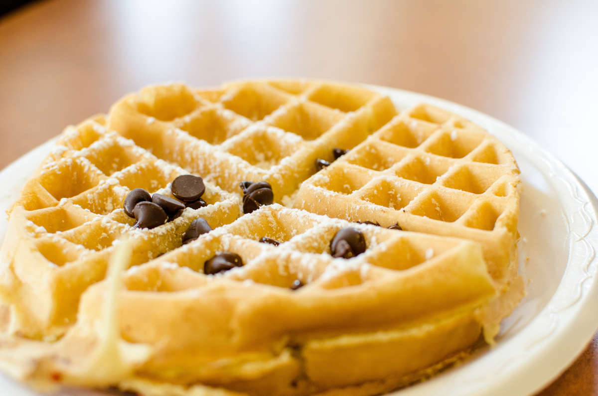 Make ahead back to school breakfast waffles