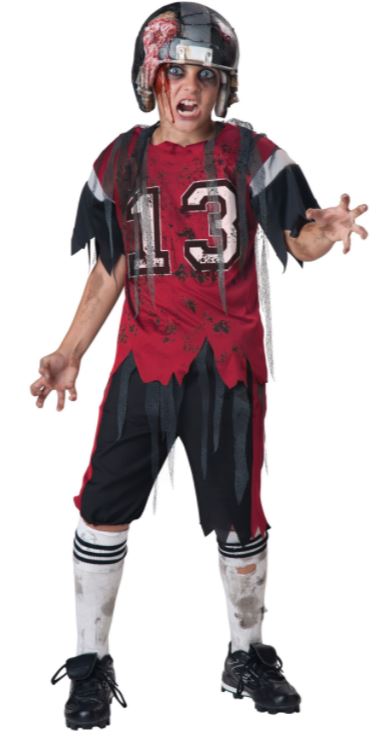 Zombie costumes, zombie football