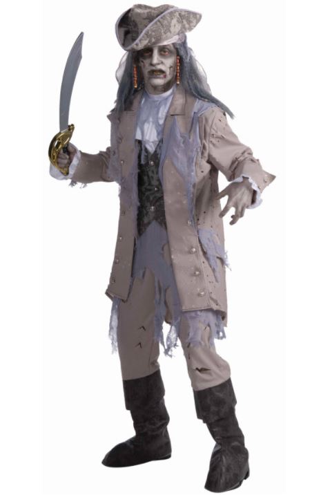 Zombie costumes, zombie pirate