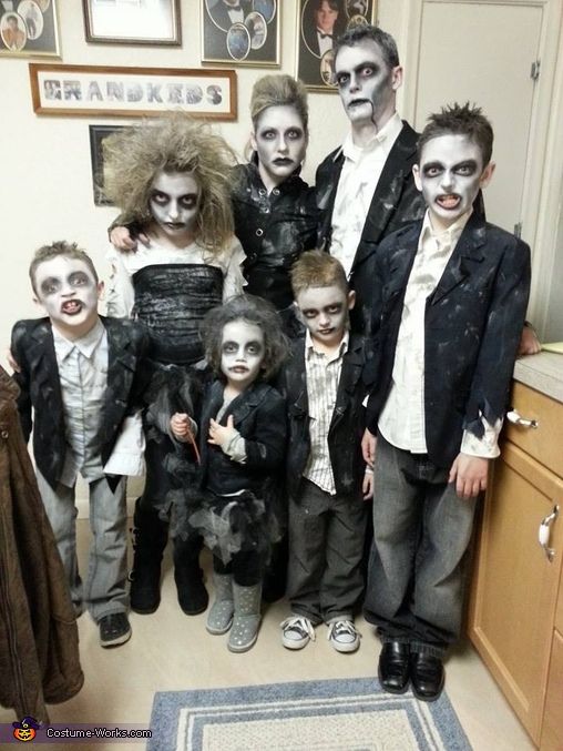 Zombie Halloween Costume Family Group Costumes 2022