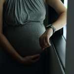 overdue pregnant woman