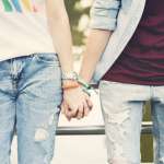 teens dating and holding hands
