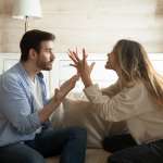 Couple fighting