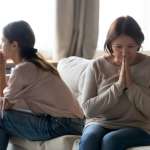 Estranged mother and daughter