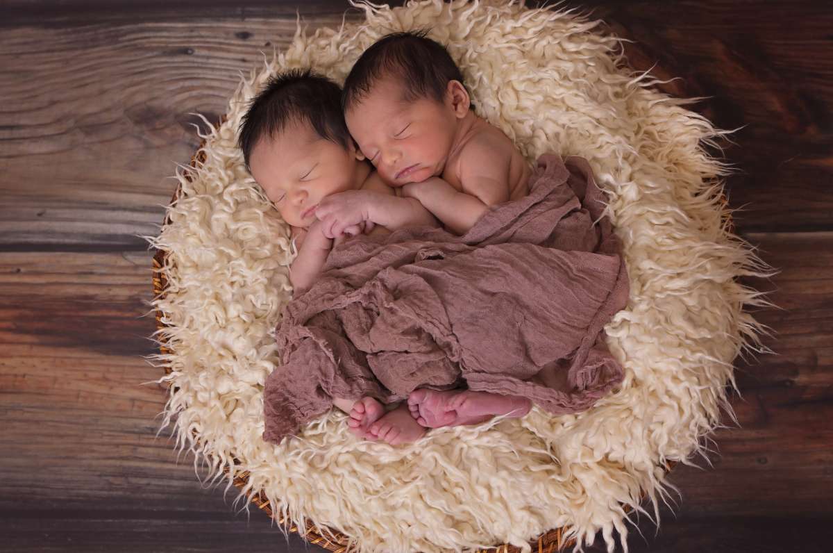 Having twins has its sweet moments and its challenges