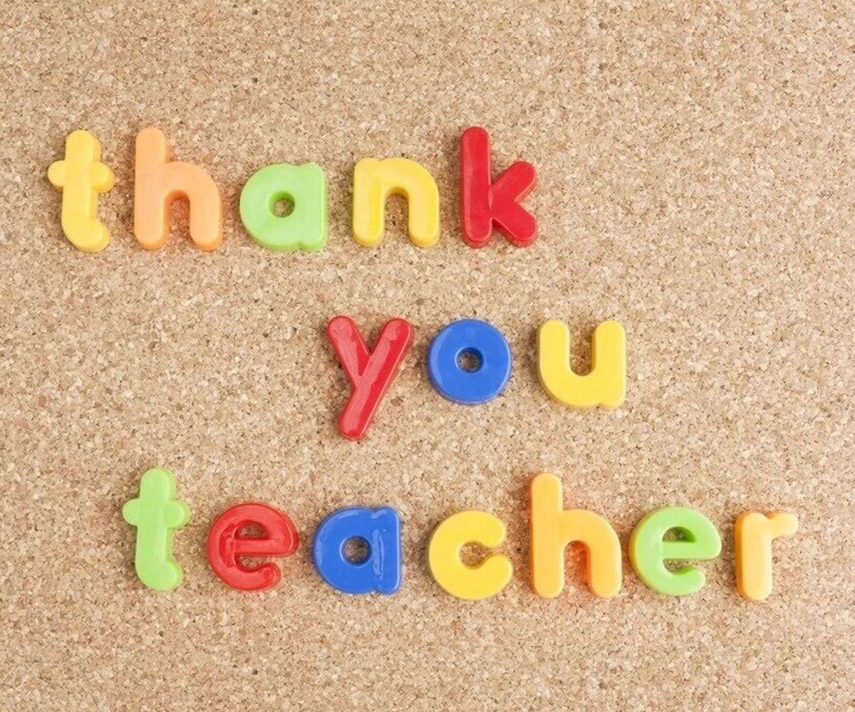 Teacher Appreciation Week Thank You