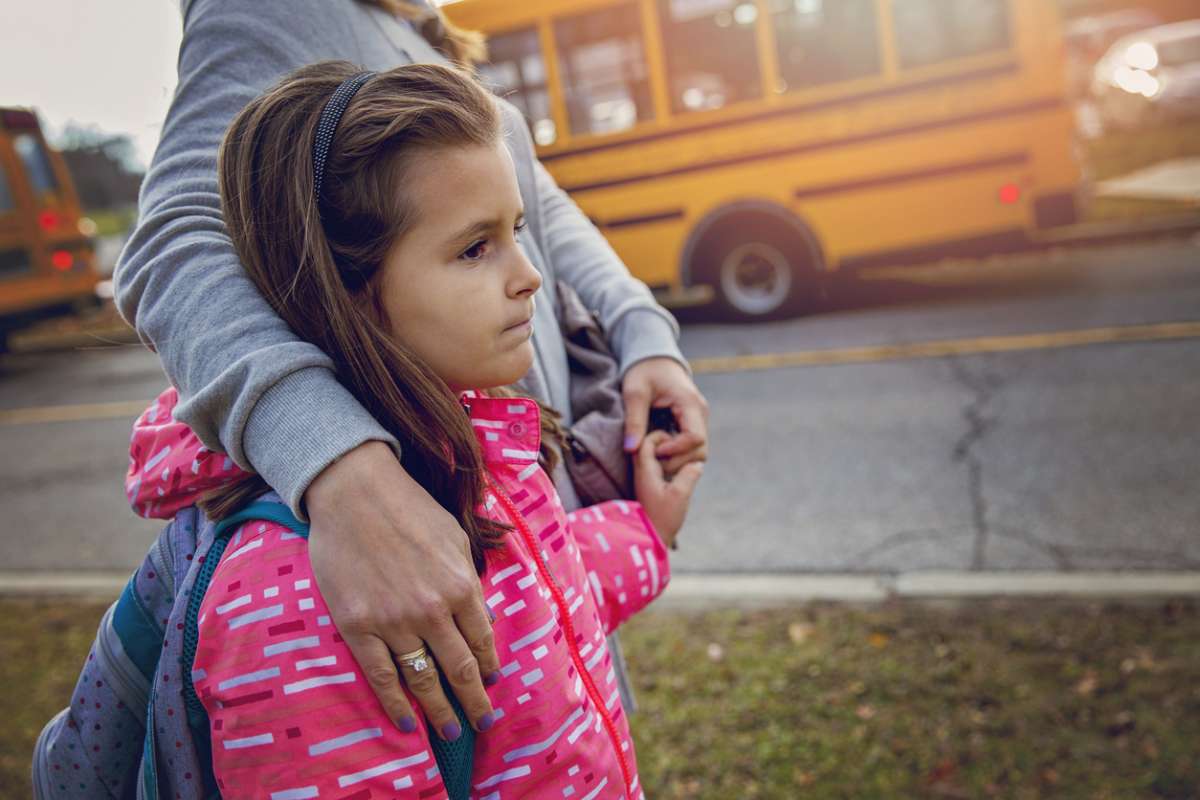 child anxious about going to school
