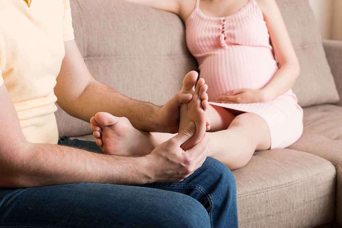 Pregnant Foot Massage