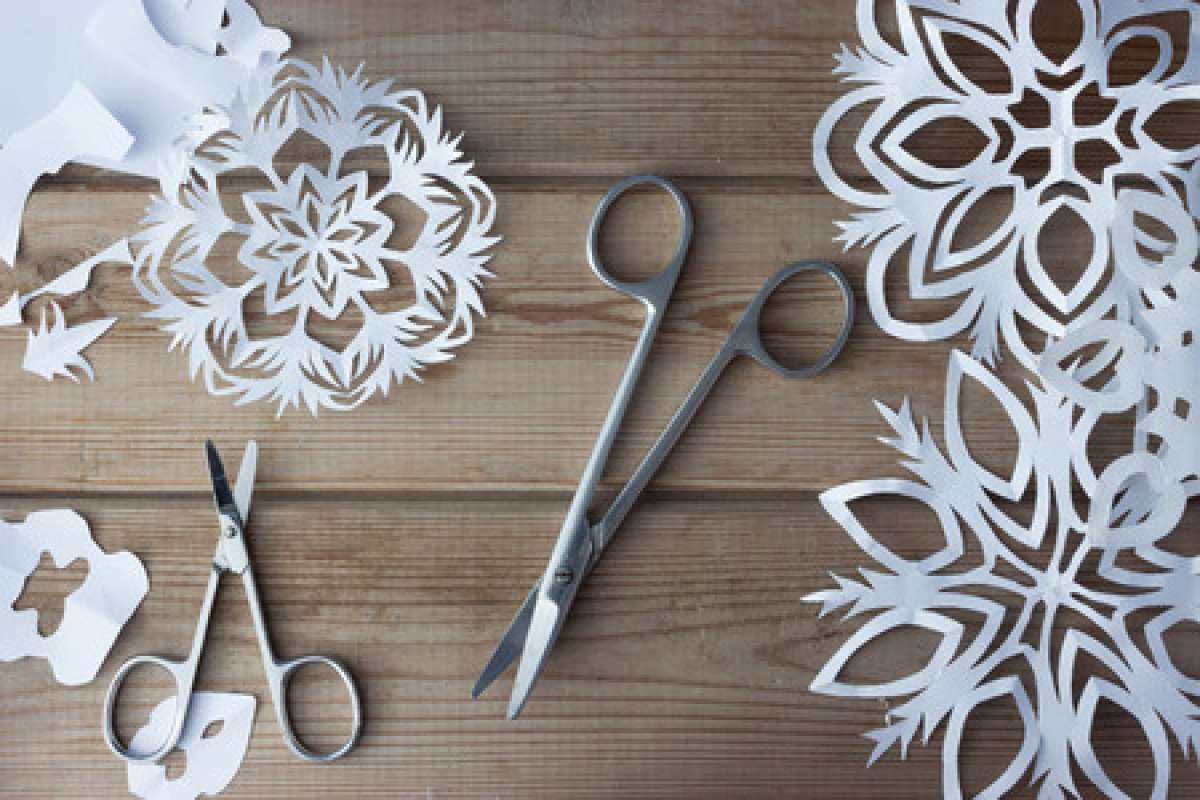 Paper Snowflakes Activity for Kids
