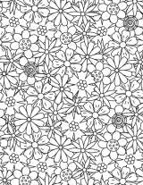Adult Coloring Page - Flowers