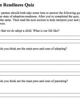 Adoption Readiness Quiz