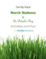 March family fun packet cover