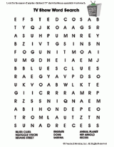 TV Show Word Search