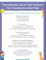The Ultimate List of Get to Know You Questions to Ask Your Kids