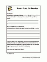 Letter from the Teacher: Summer Goals for Students