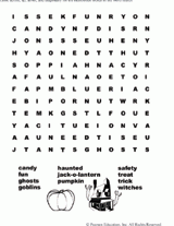 Spooky Word Search