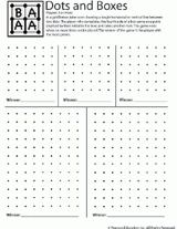 Printable Travel Game Dots To Boxes Familyeducation