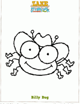 Steampunk Riders Billy Bug Coloring Page