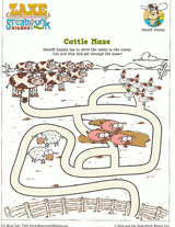 Steampunk Riders Cattle Maze