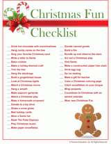 Christmas Fun Checklist