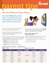 Screen Time Chart For Kids