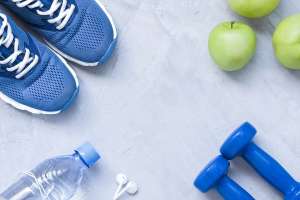 Sneakers, Weights, and Apples