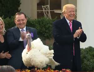 Thanksgiving Turkey Pardon Trump
